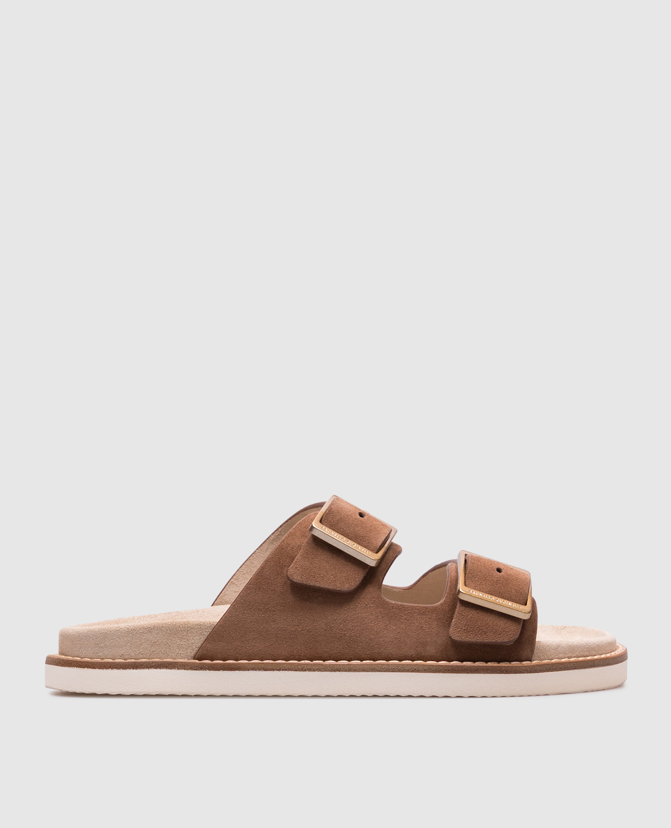Brown suede Urban flip-flops Brunello Cucinelli