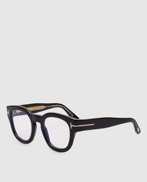 Tom Ford Black BLUE BLOCK glasses with logo engraving FT6028B
