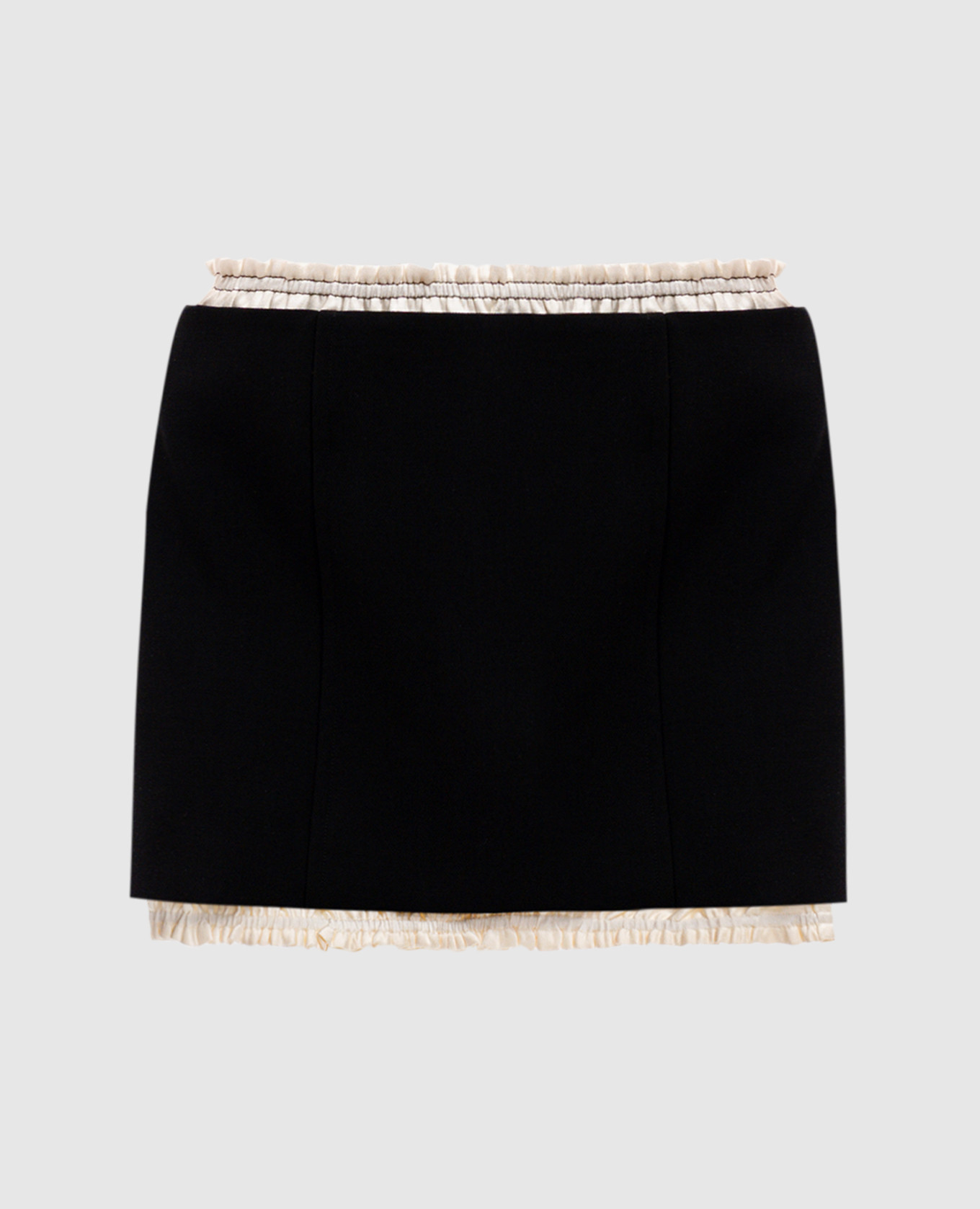 

Black mini skirt with wool Victoria Beckham