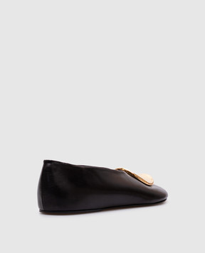 Jil Sander Black leather ballet flats J15WZ0029P4864