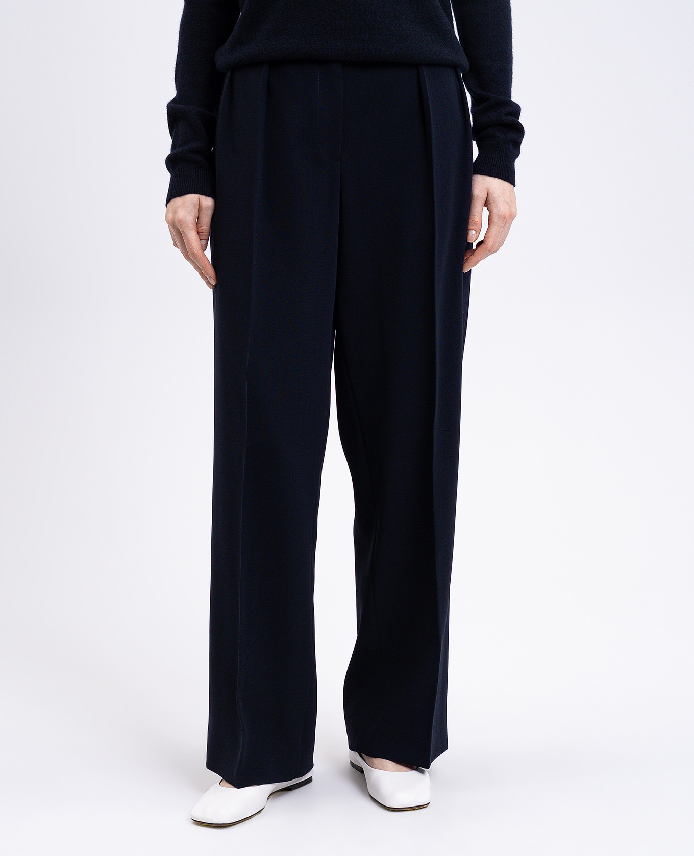 

Alfidis blue wool pants The Row