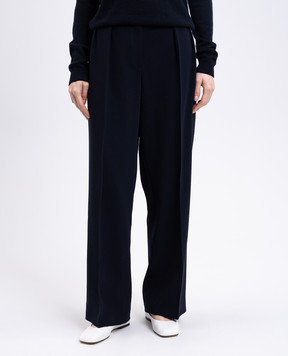 The Row Alfidis blue wool pants 8884W3033