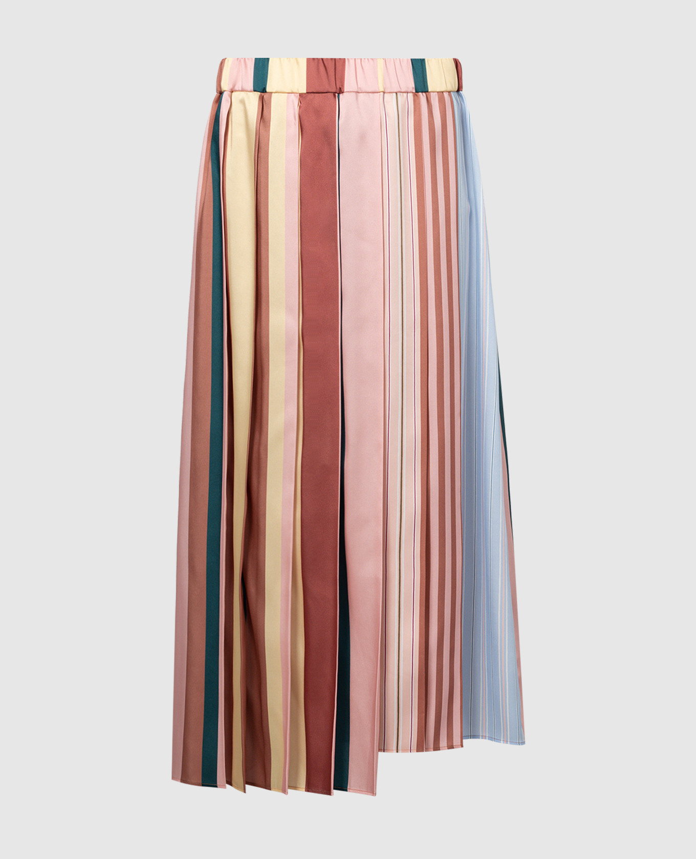 

Pleated skirt Fagus in a stripe Max Mara Weekend, White