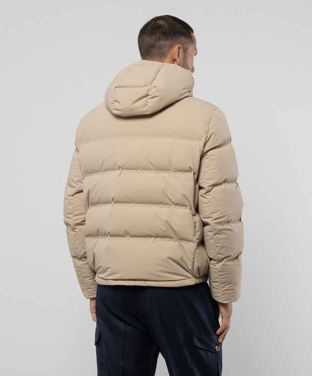 Brunello Cucinelli - Beige quilted down jacket MM4911836