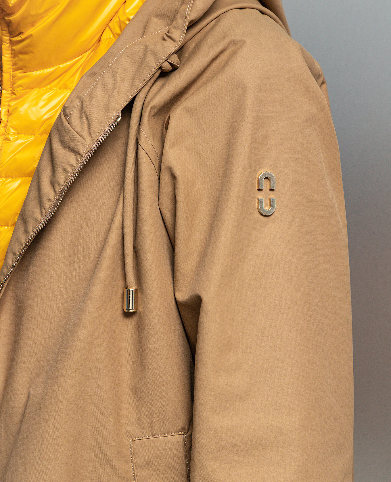 Brown jacket with a removable bar Stilnology 5