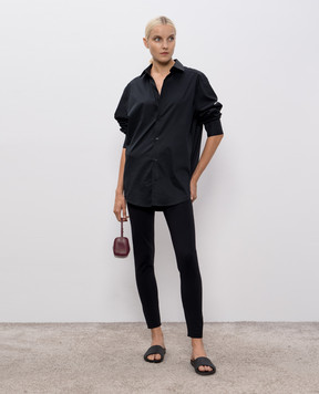 The Row Woolworth black leggings 5588K106