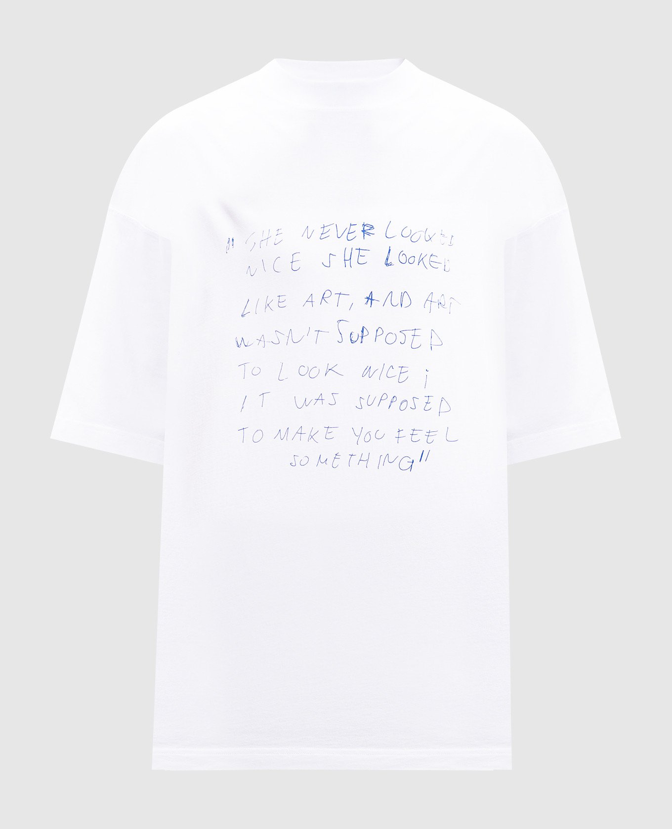 

White t-shirt with a print Vetements
