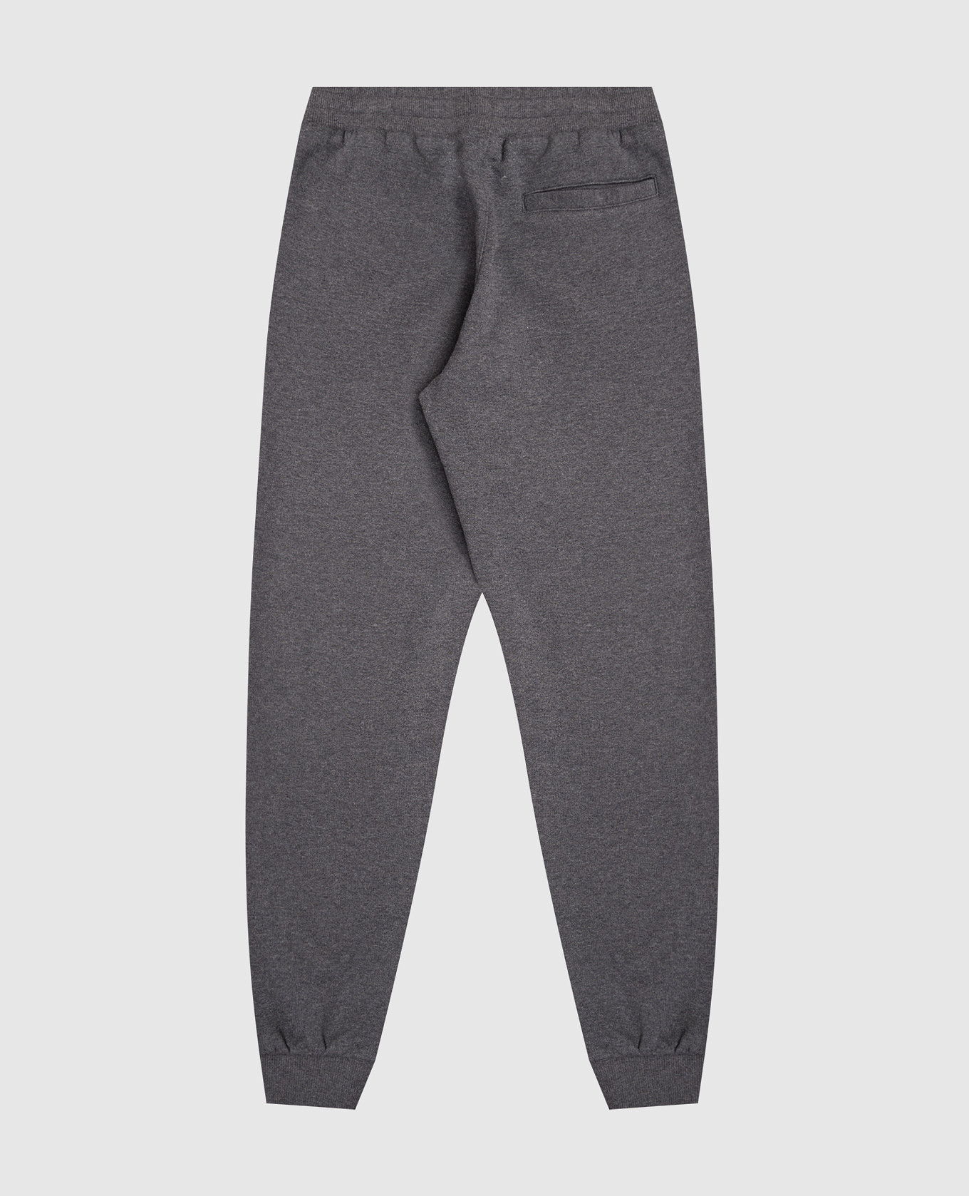 Children's gray joggers with logo applique Dolce&Gabbana 2