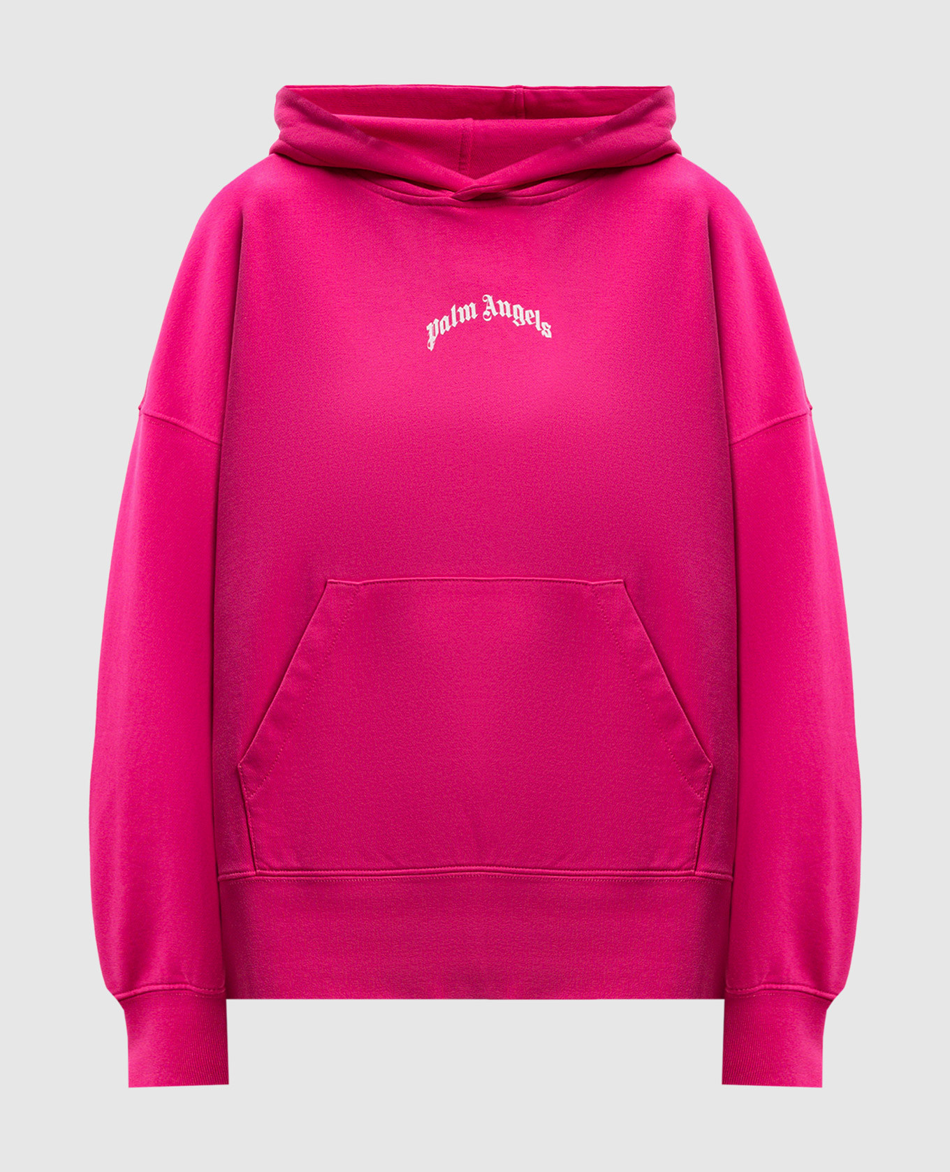 

Pink hoodie with logo print Palm Angels