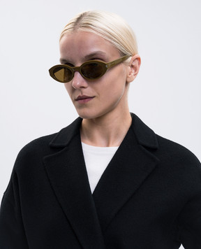 Saint Laurent Sunglasses 567 khaki 714794Y9956
