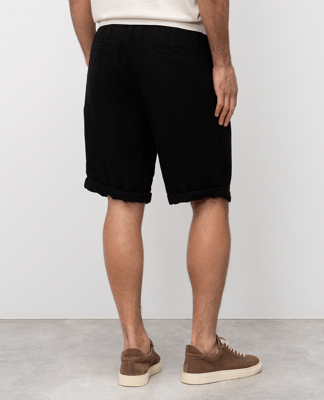 

Black linen shorts Brunello Cucinelli