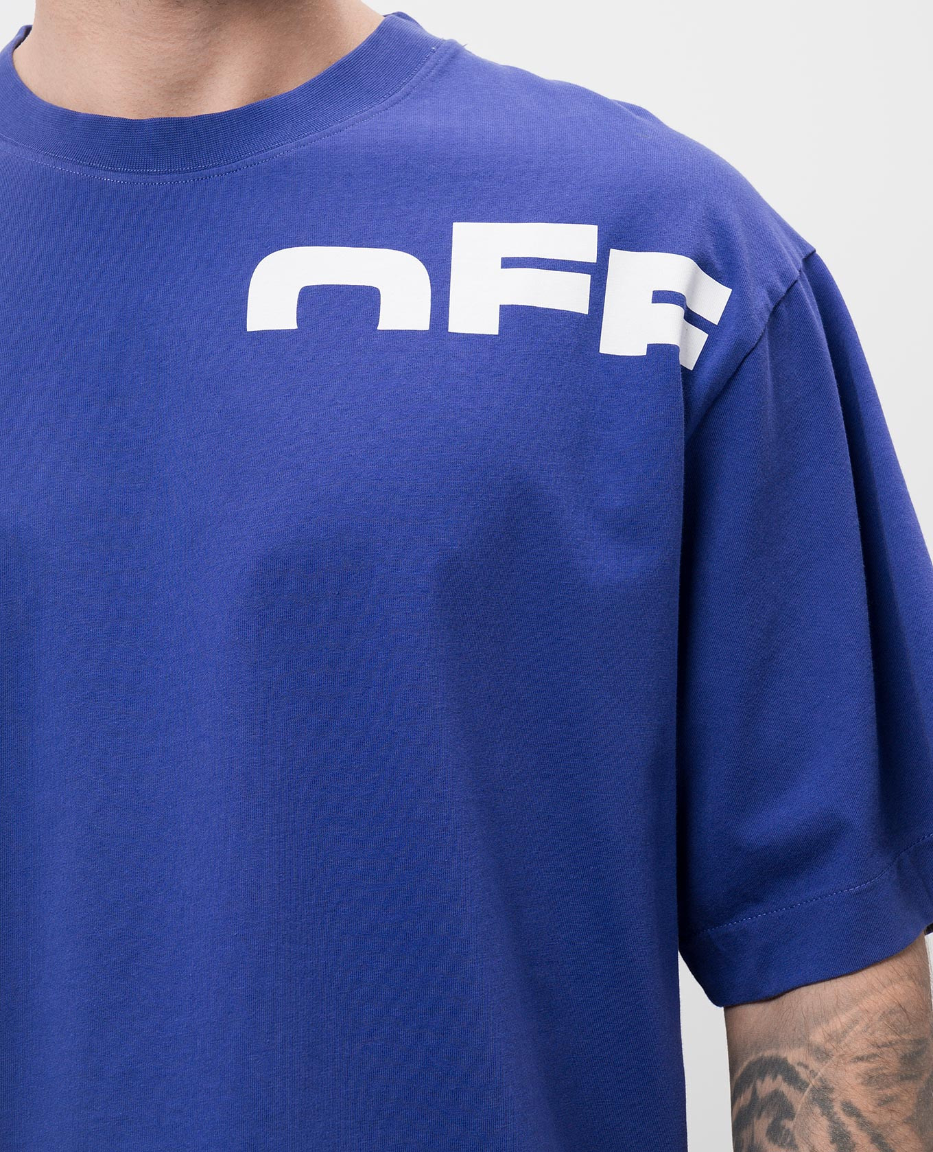 

Purple T-shirt with logo print Off-White, Violet