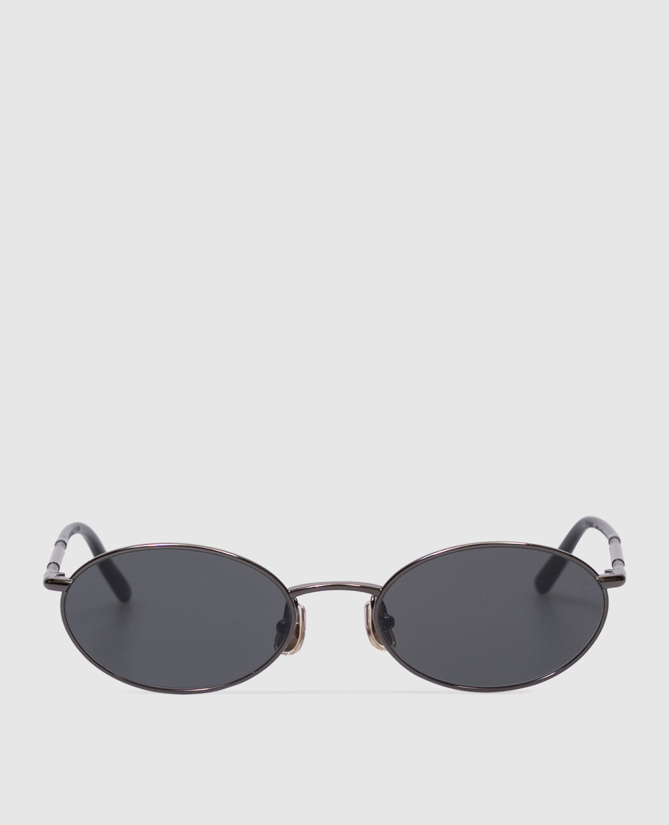 

Timeless Reflections Grey Logo Engraved Sunglasses Brunello Cucinelli