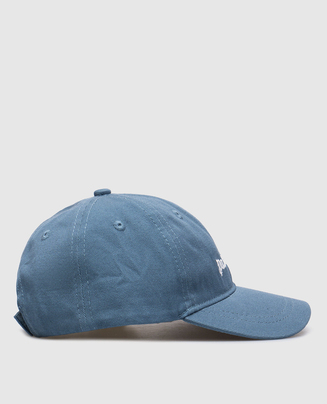 

Children's blue cap with logo embroidery Palm Angels