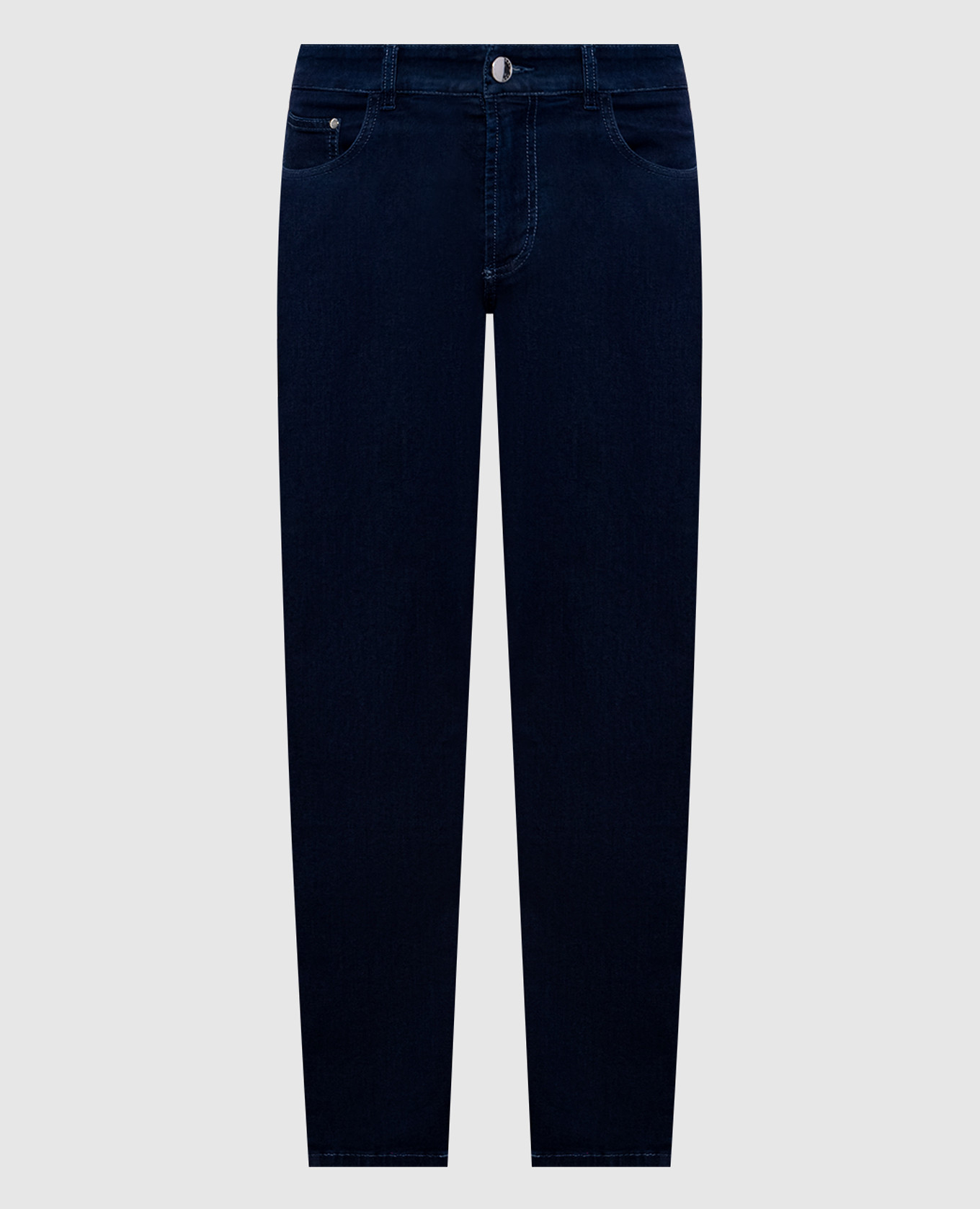 Blue jeans with logo patch Cashmere&Whiskey