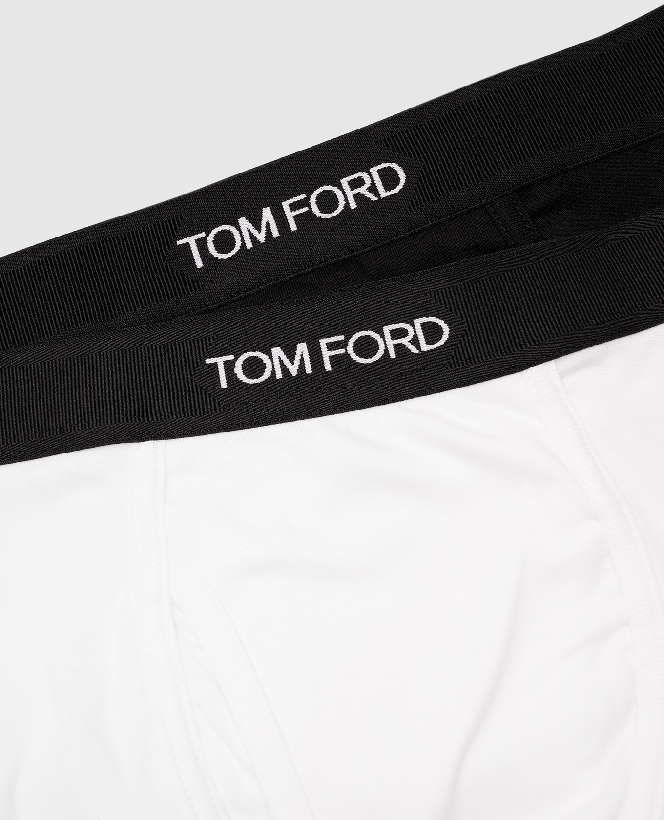 

Boxer briefs set with contrast logo Tom Ford, White