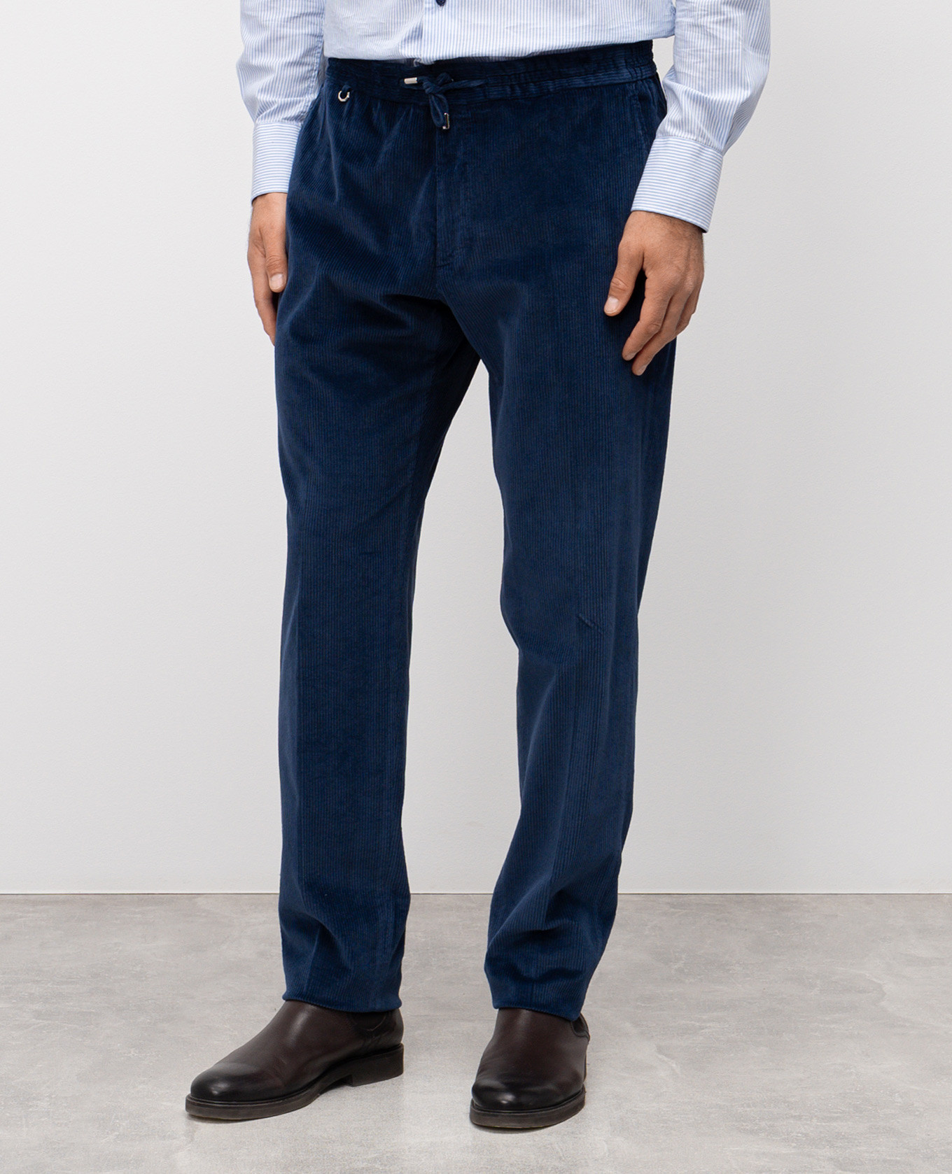 

Blue corduroy pants Stefano Ricci