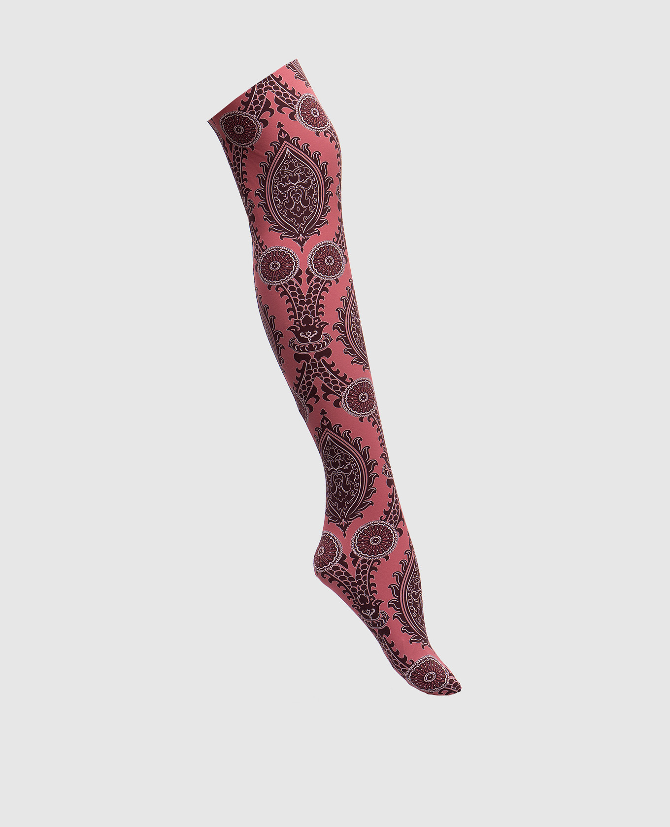 

Pink tights with a print La DoubleJ
