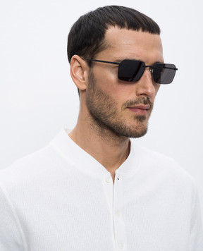 Dunhill Black sunglasses with logo DU0061S