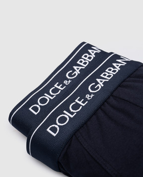 Dolce&Gabbana Set of blue boxer briefs with logo M9C07JONN95