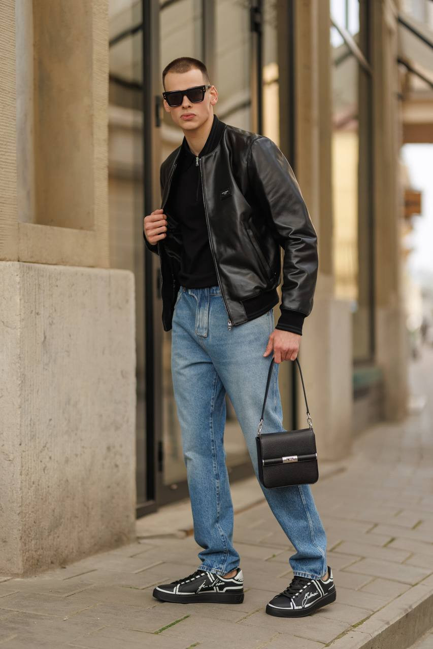 Blue jeans with a worn effect Balmain