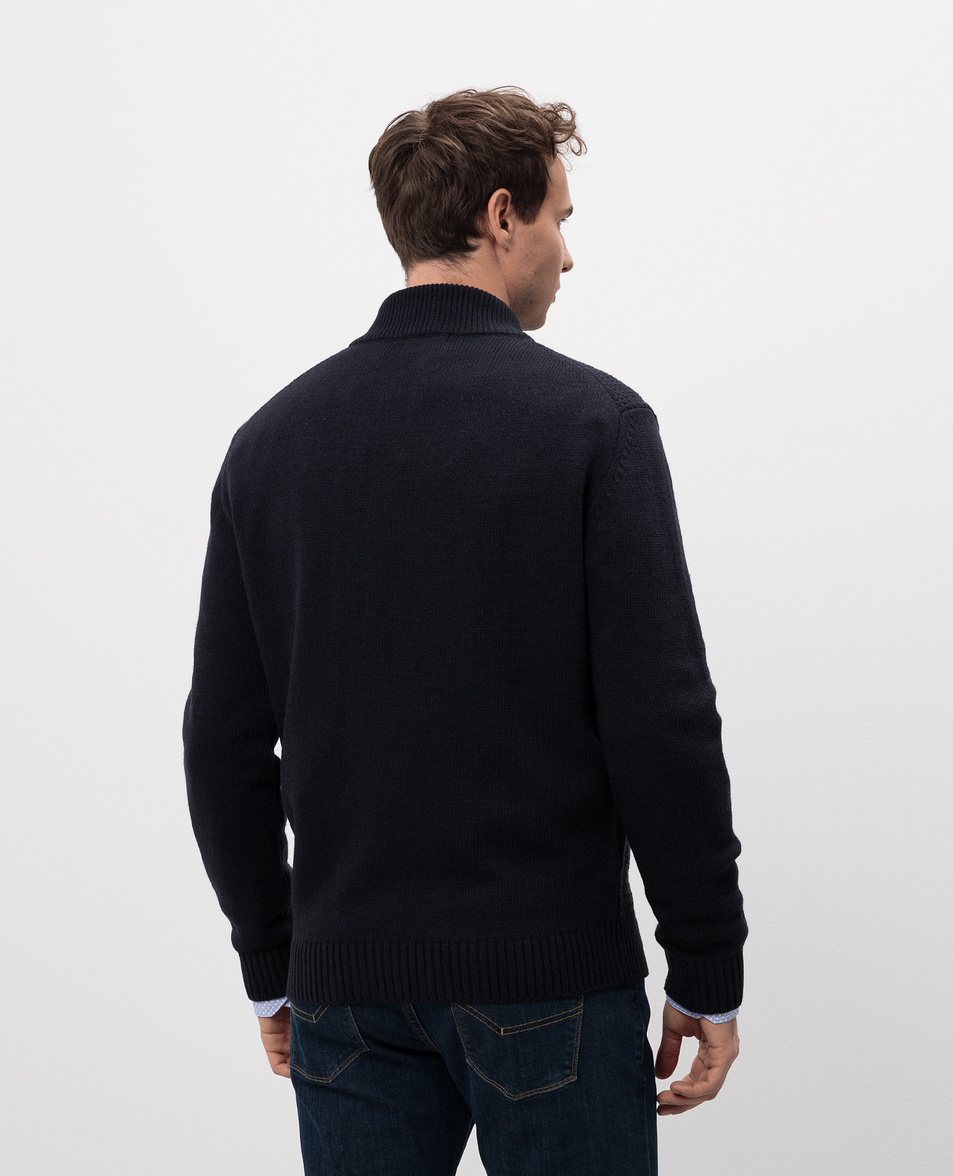 

Black cardigan with wool Florentino