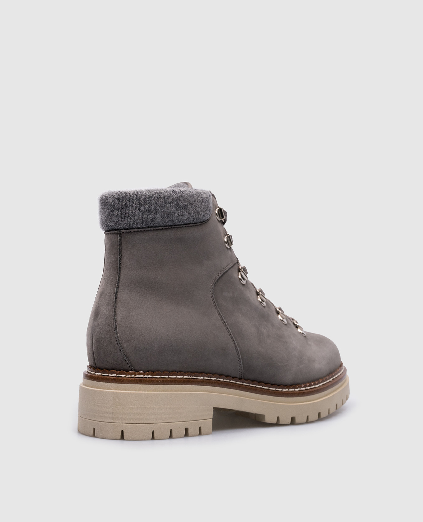 

Gray nubuck boots Enrico Mandelli, Grey