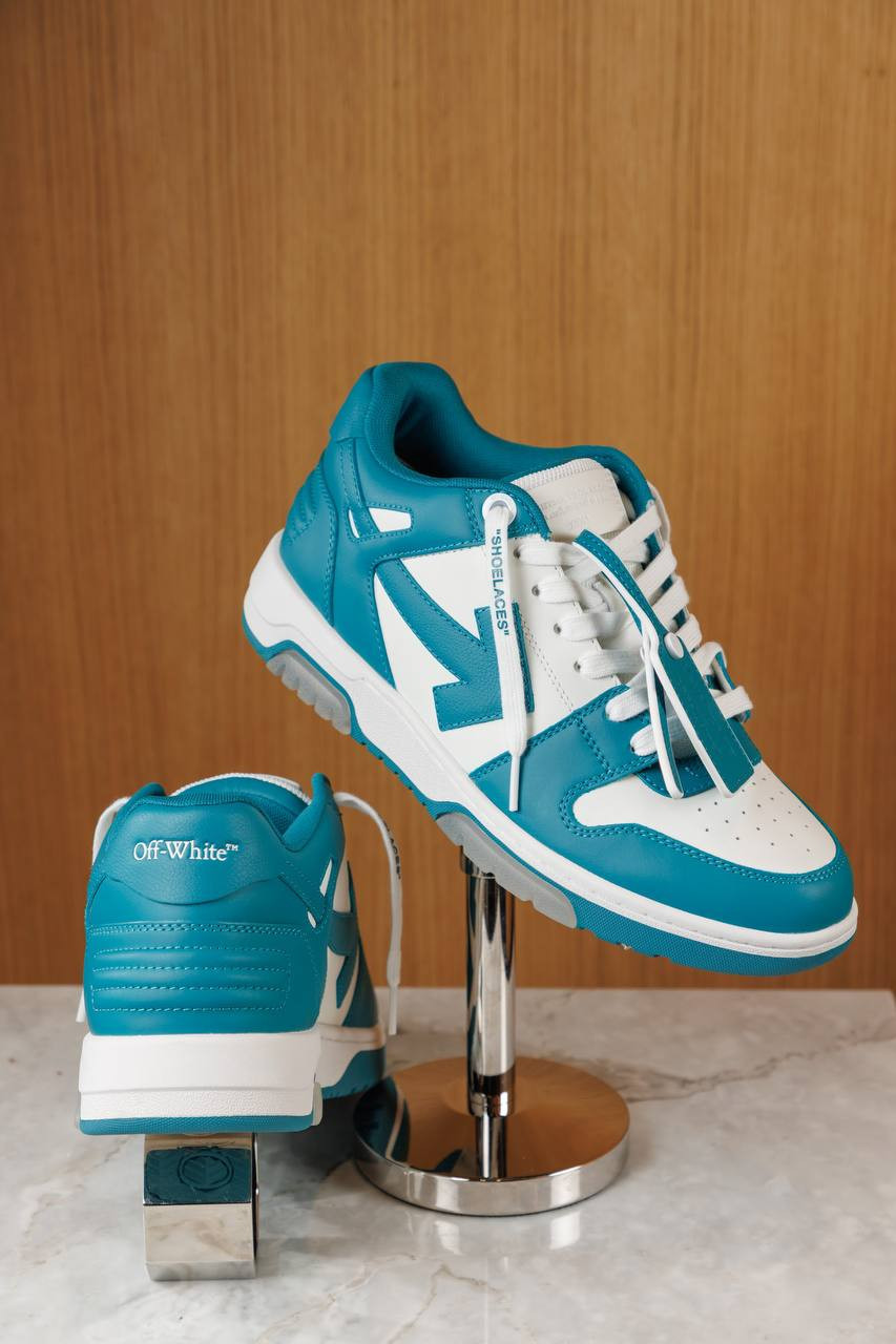 

Green leather sneakers Out of Office Off-White