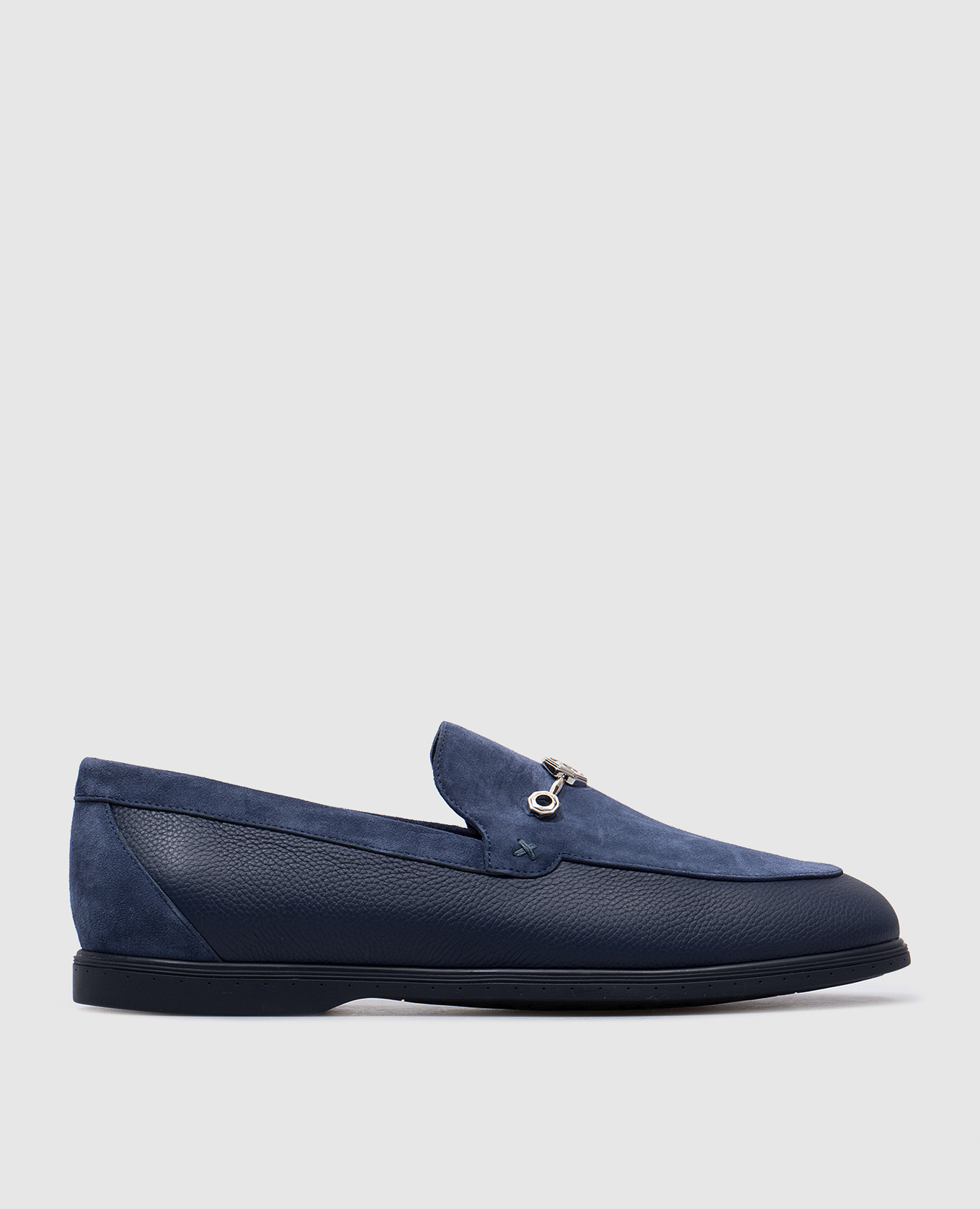 

Blue leather loafers Stefano Ricci