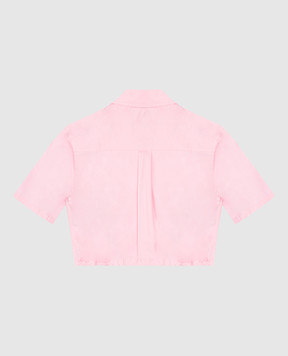 Balmain Children's pink double-breasted top BW5A01P04791214