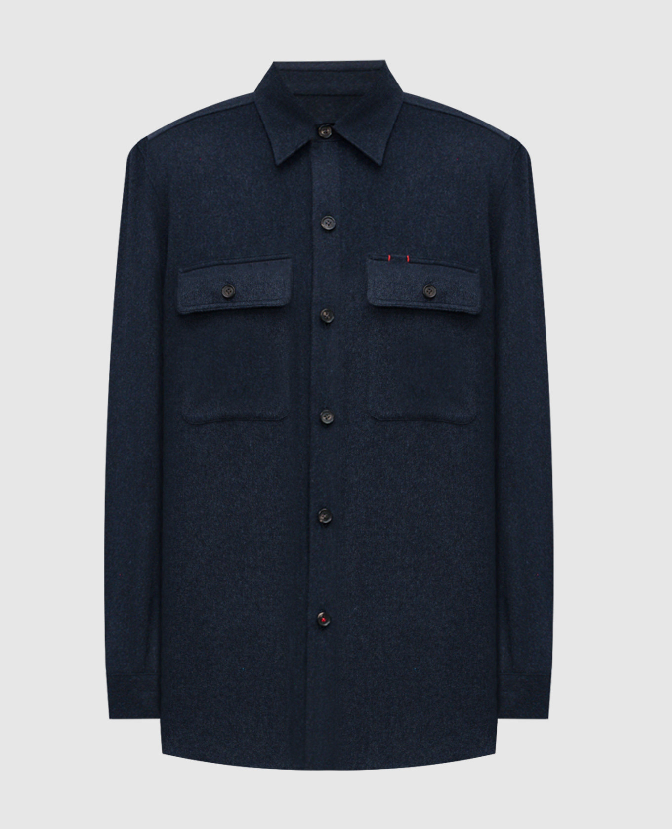 Blue cashmere shirt ISAIA