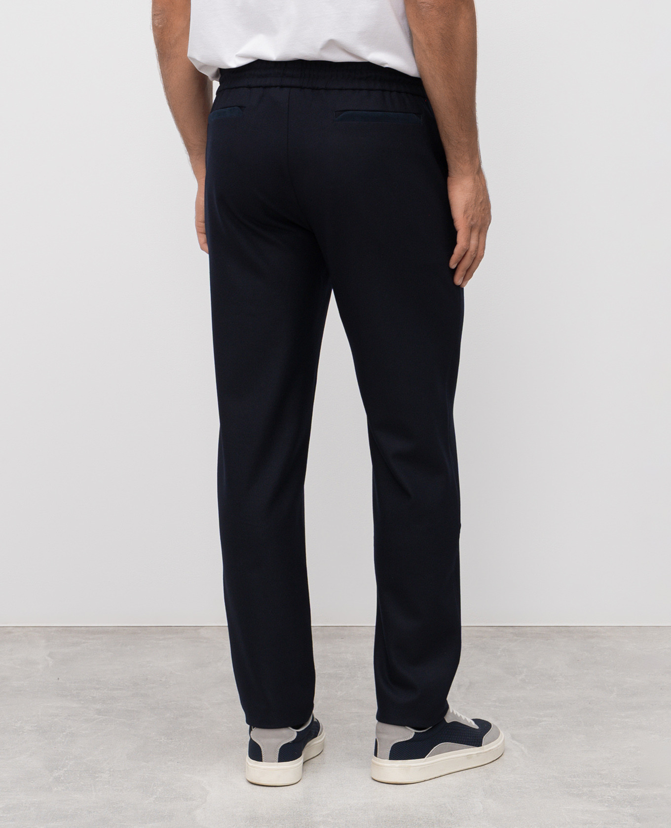 Blue wool pants Sease 4