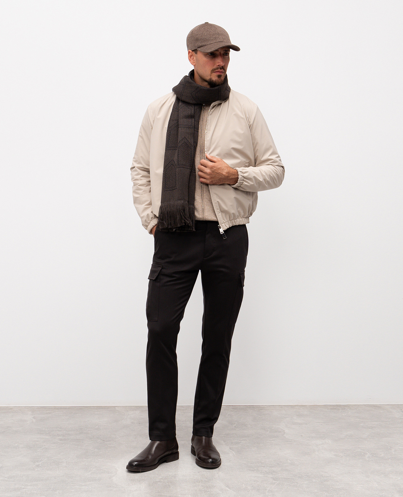 

Brown cargo with wool Cashmere&Whiskey