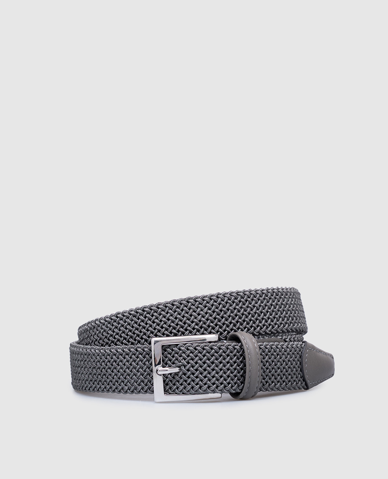 

Gray belt with weaving Kiton, Grey