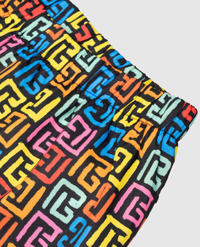 Balmain Children's printed swim shorts BWCP3DZ2967410