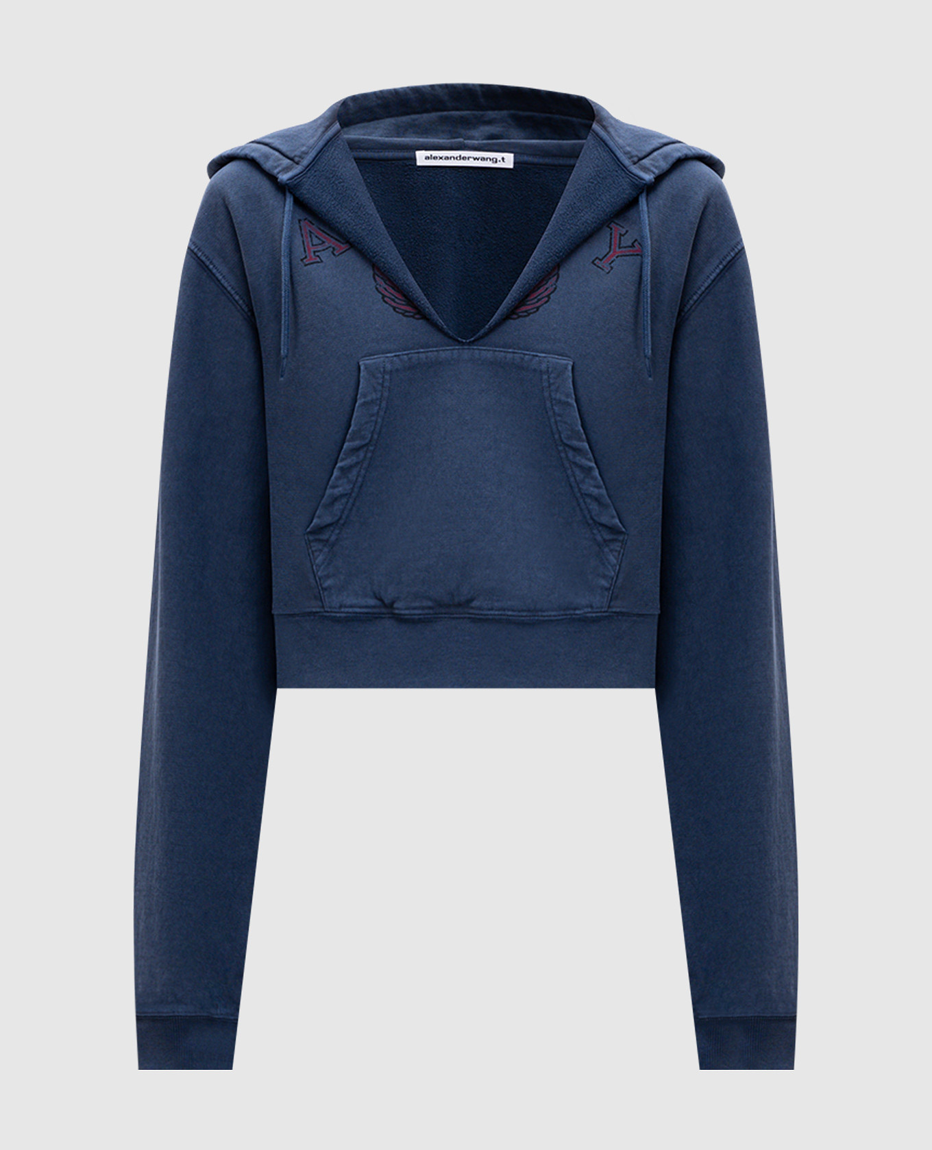 

Blue hoodie with monogram logo Alexander Wang