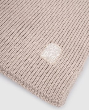 Parajumpers Gray merino wool scarf 25WPASCSC12