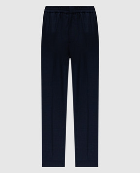 Ami Paris Blue wool pants HTR226WV0043