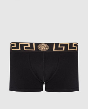 Versace Greca black boxer briefs set AU103261A10011