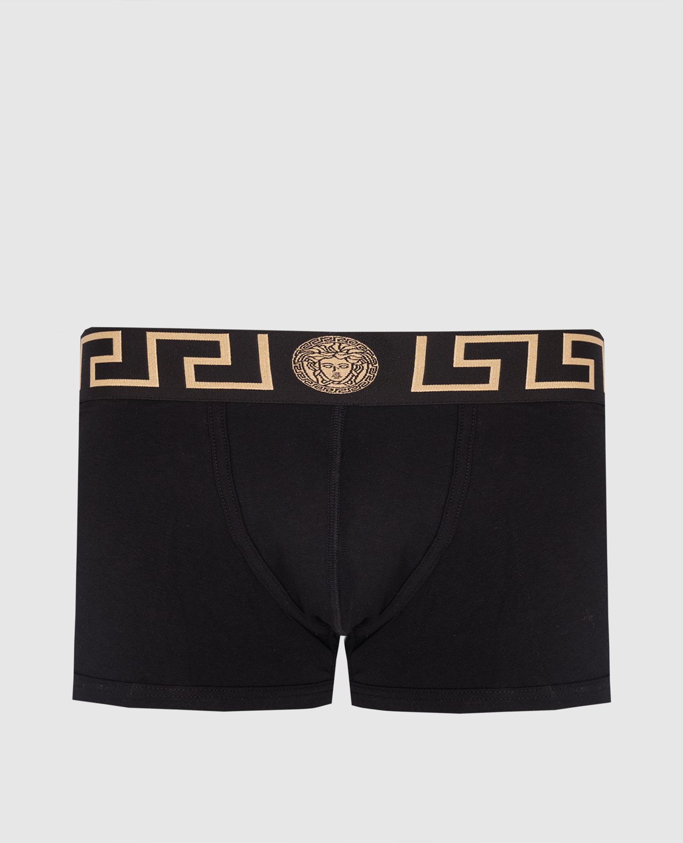 

Greca black boxer briefs set Versace