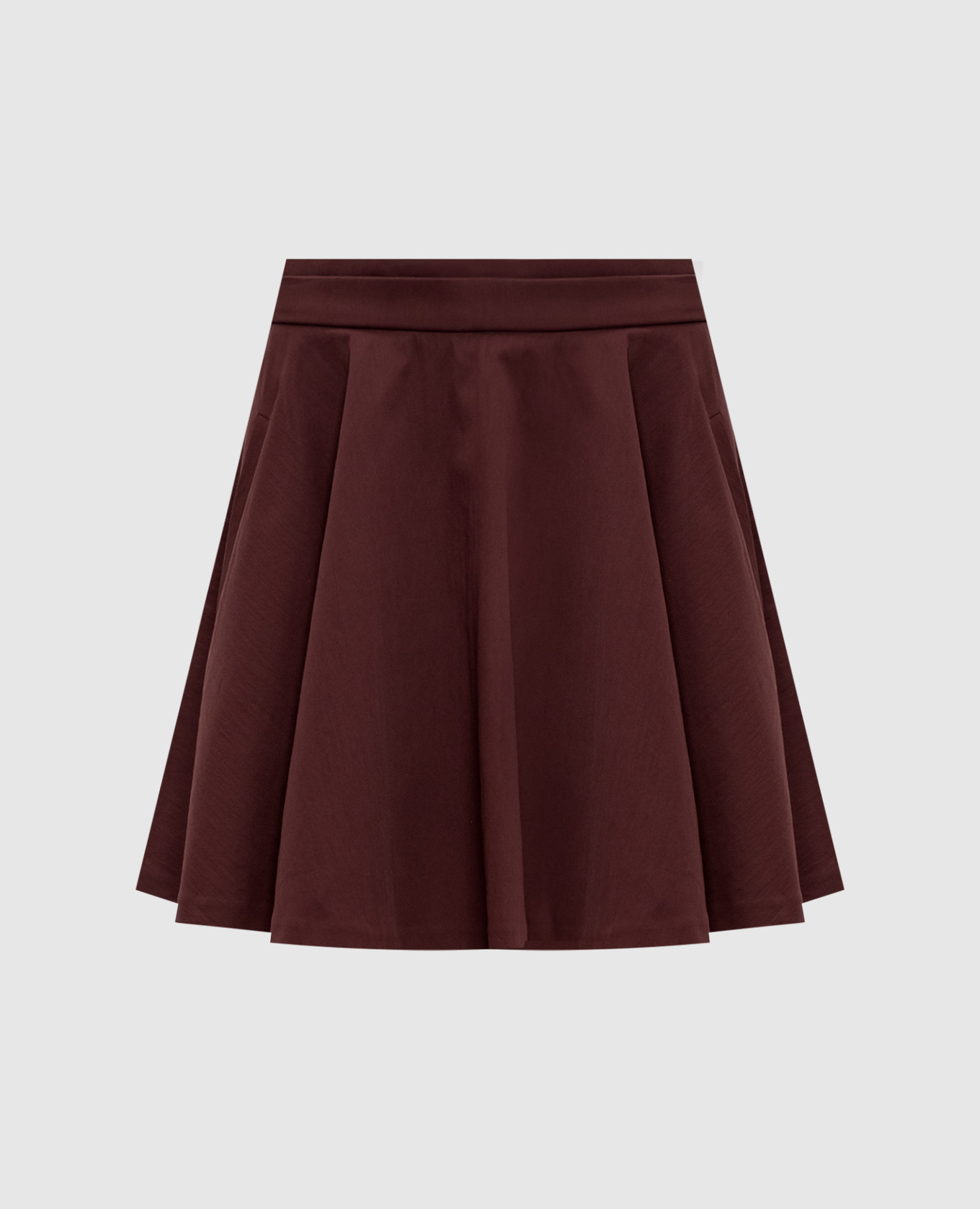 

Burgundy mini skirt Brunello Cucinelli
