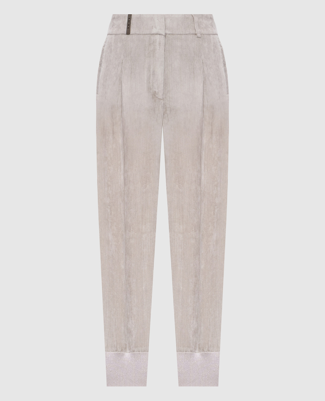 

Grey corduroy joggers Peserico