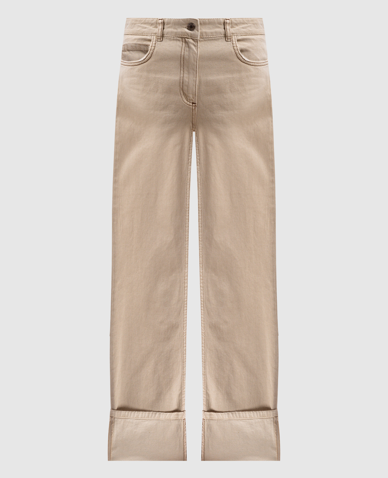 

Beige Slalom jeans with lapels Max & Co