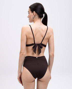 Max Mara Brown ASTRA swimsuit top ASTRA