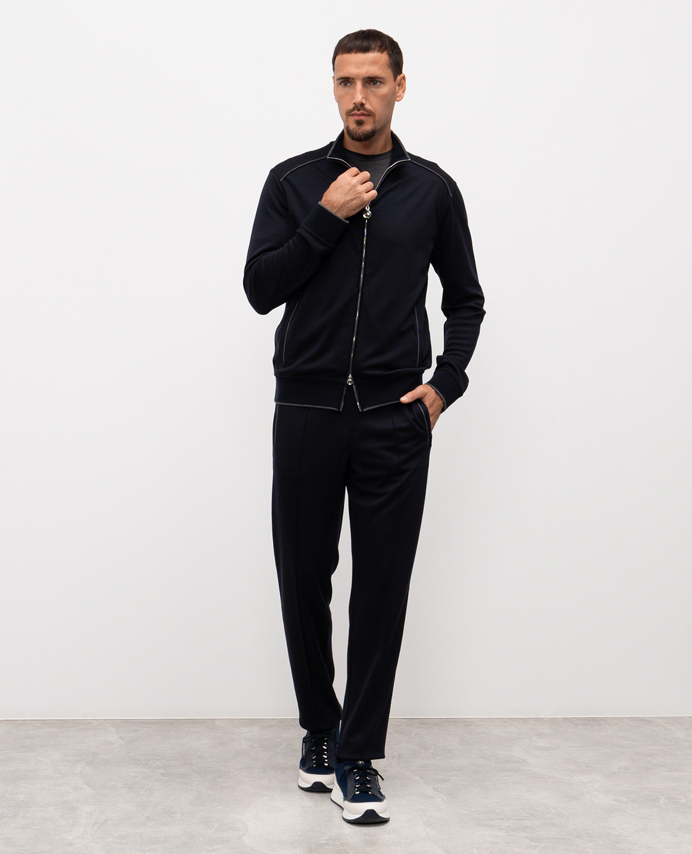 

Gray T-shirt with monogram Stefano Ricci, Grey