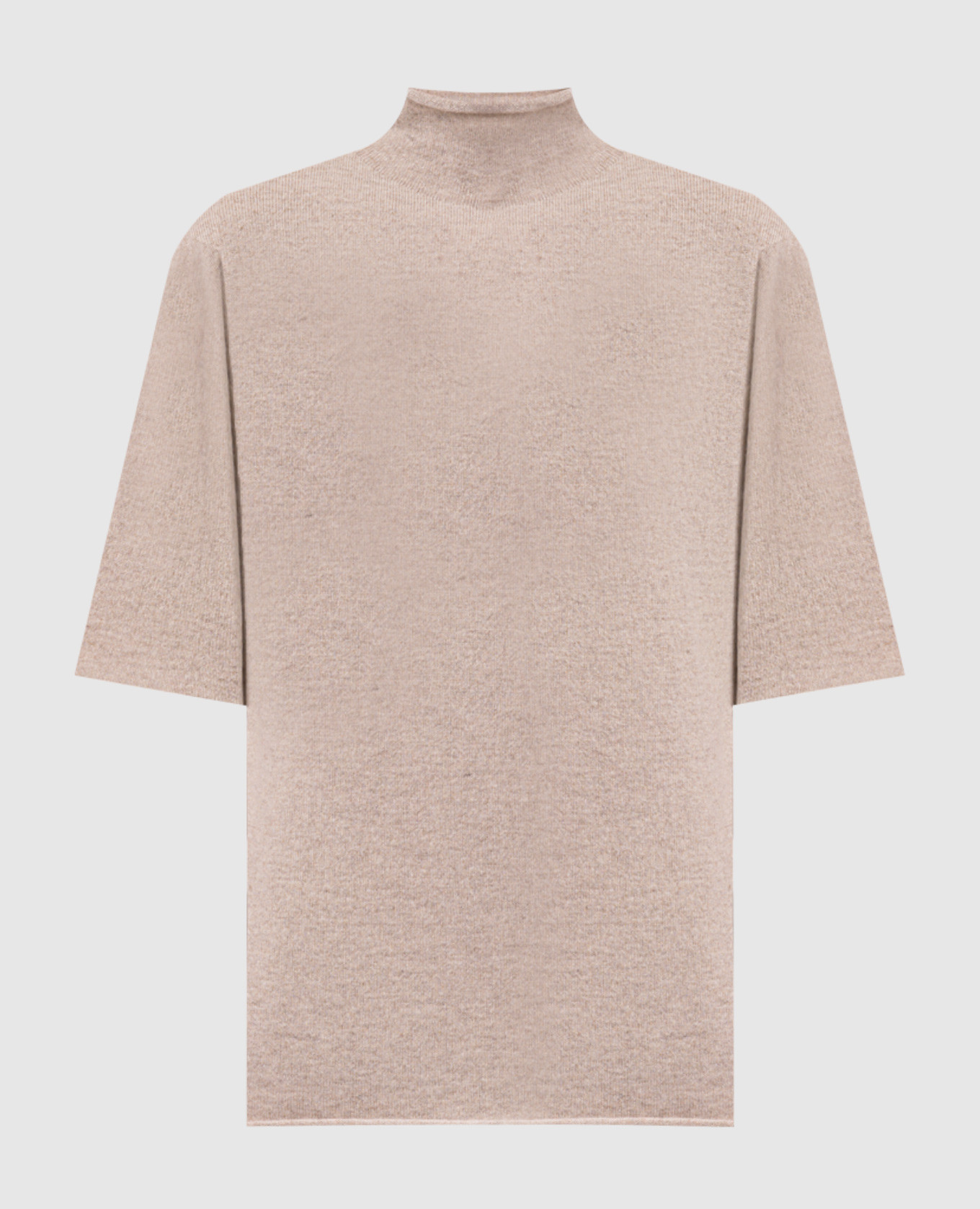 Beige cashmere top Jil Sander