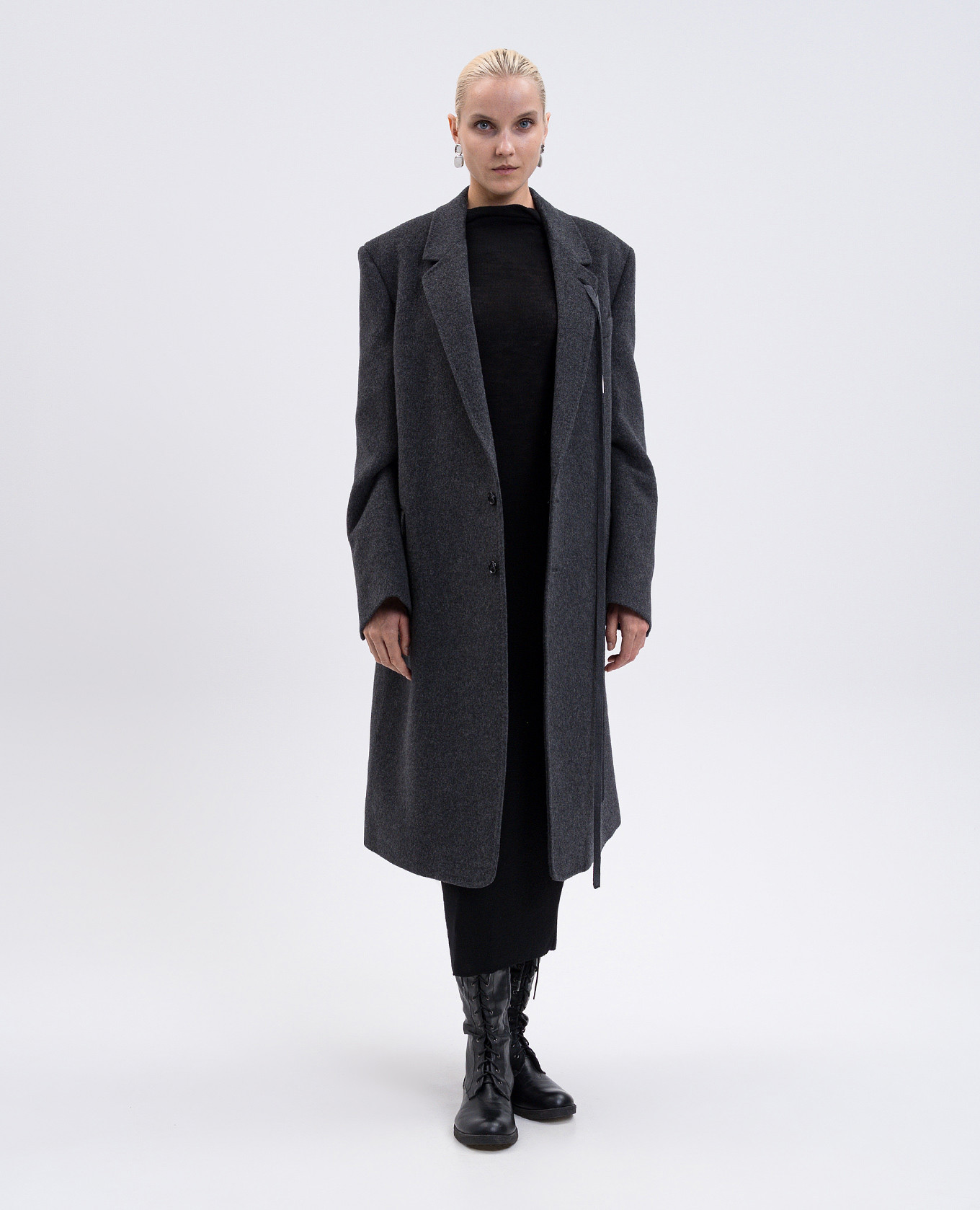 

Barbro black wool dress Ann Demeulemeester