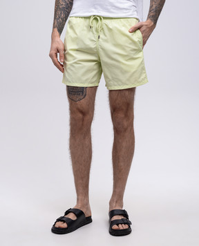 Vilebrequin Green swim shorts with logo patch MOOC4A00
