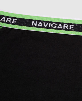 RiminiVeste Navigare children's black briefs with inscription B21184ZJ