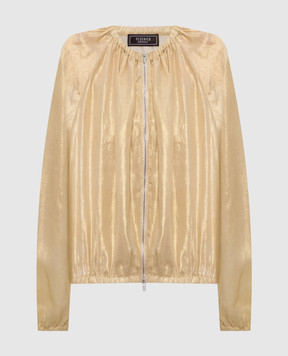 Peserico Beige cardigan with frame E2510603950